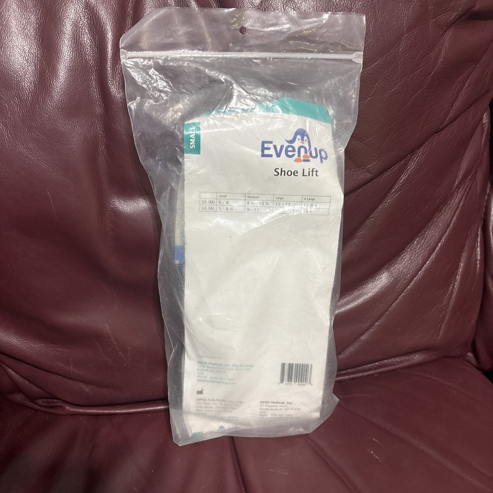 NIP OPED EVENup Shoe Lift Balancer Leveler Size Small 3 Height Adjustments NEW